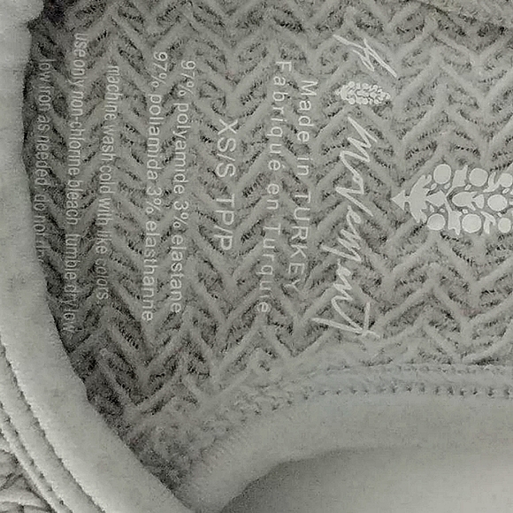 Free People Waffle Ice Grey Tank Top - Picture 4 of 4